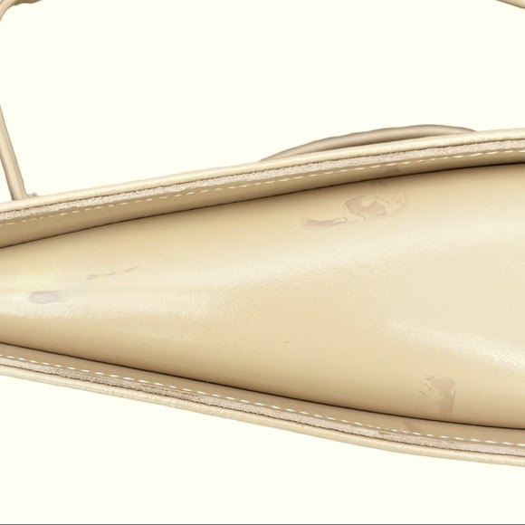 Vintage Italian Leather Asymmetrical Structured Purse Concetta Pane - Picture 5 of 7